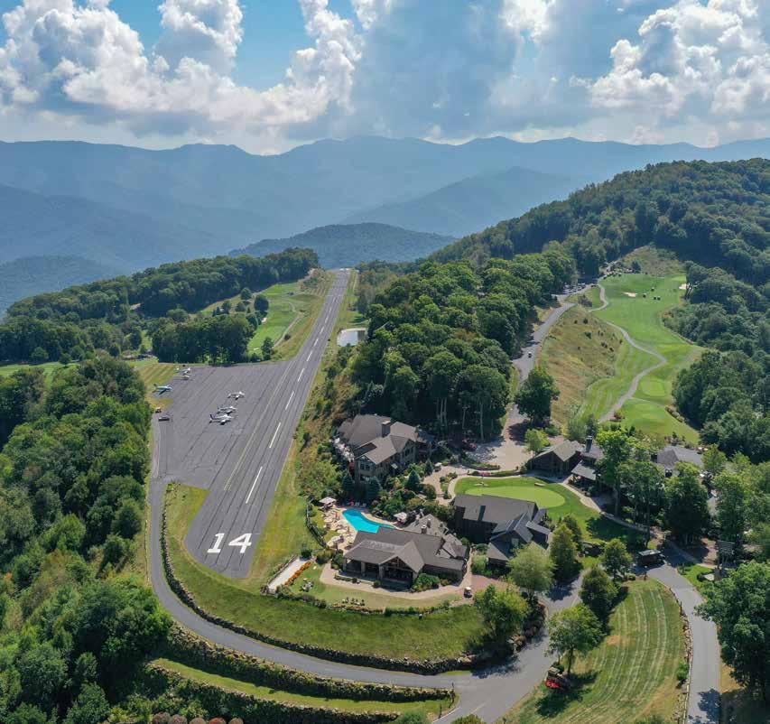 Mountain Air runway and mountaintop community